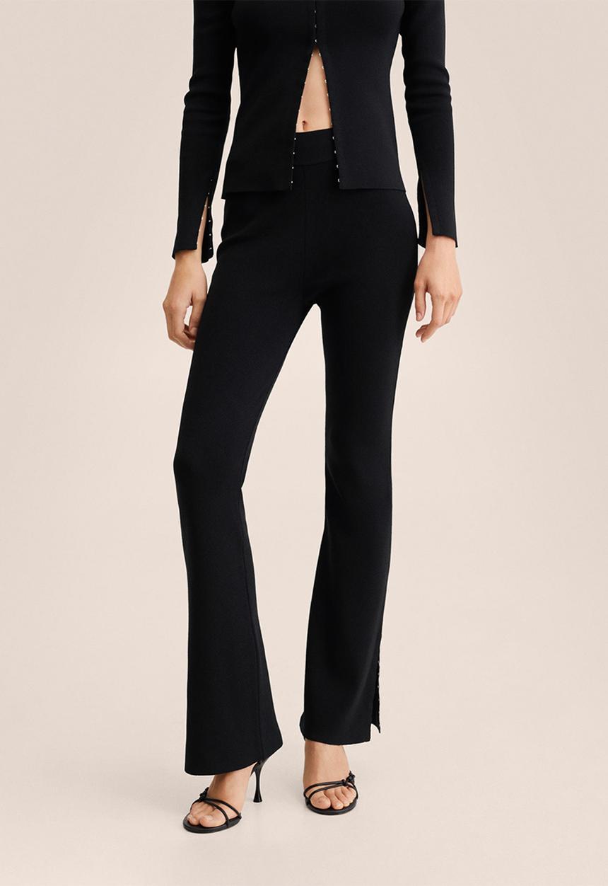 MANGO - Trousers venus - black