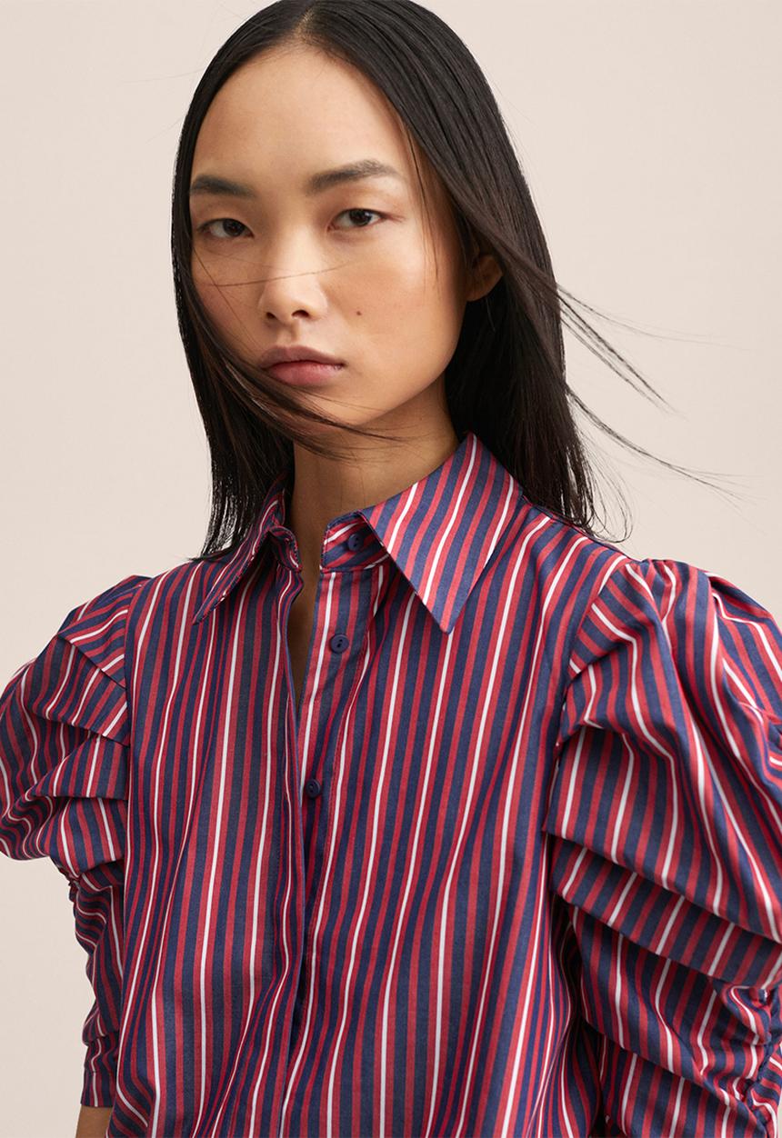 MANGO - Shirt trip-h - multi 