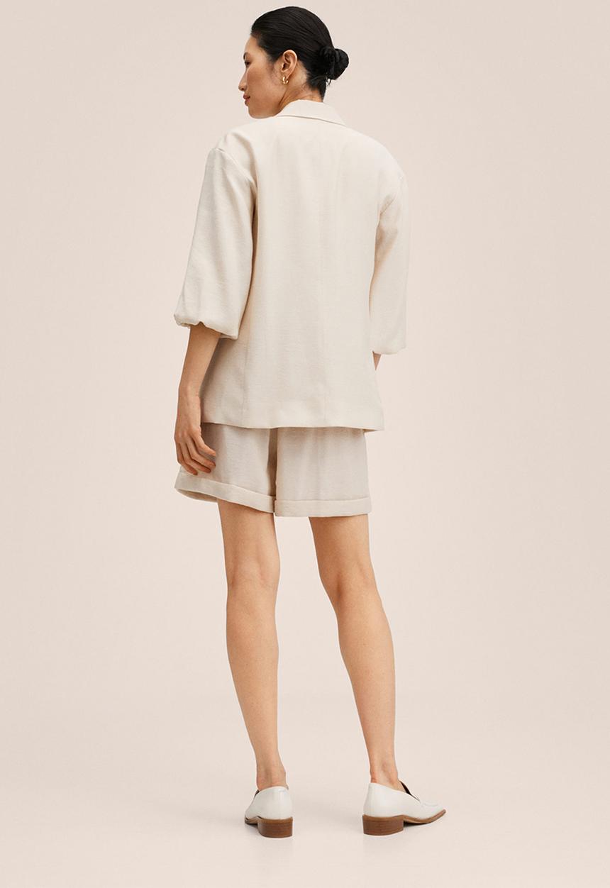 MANGO - Blazer combi-h - beige