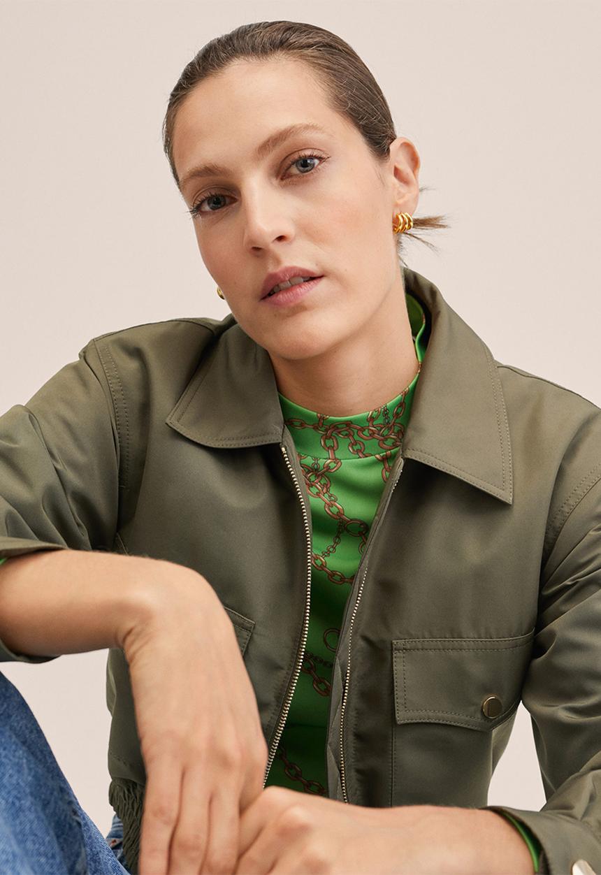 MANGO - Jacket harbour - khaki