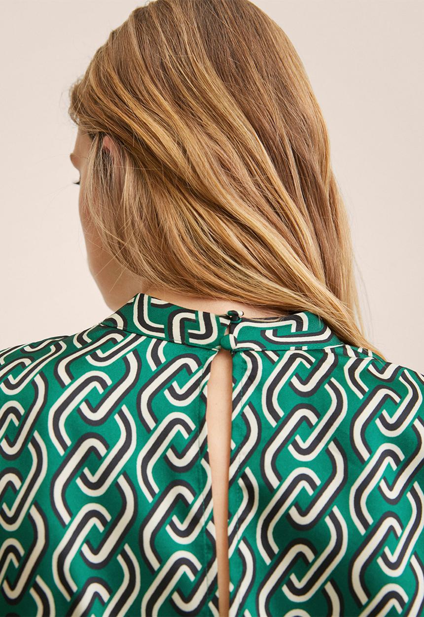 MANGO - Dress vega - green
