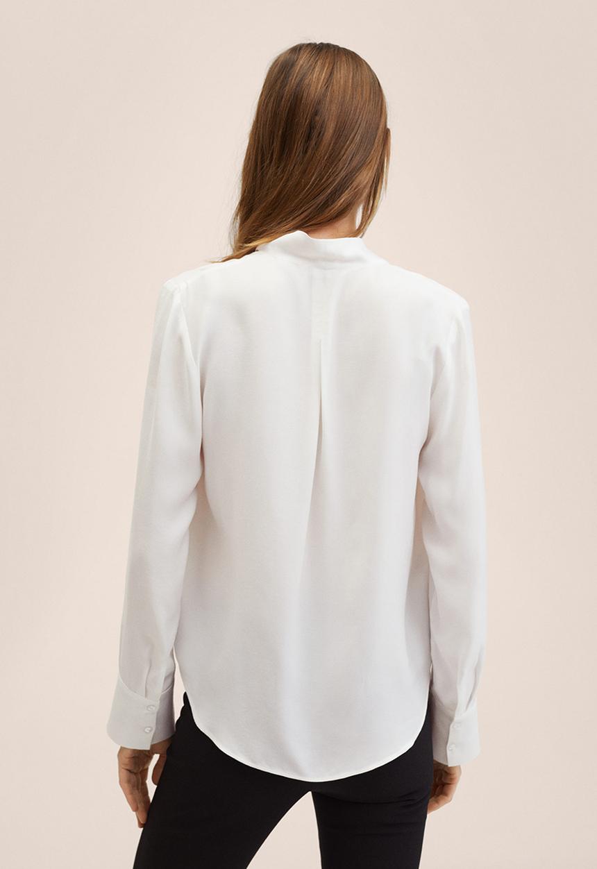 MANGO - Blouse cris - white
