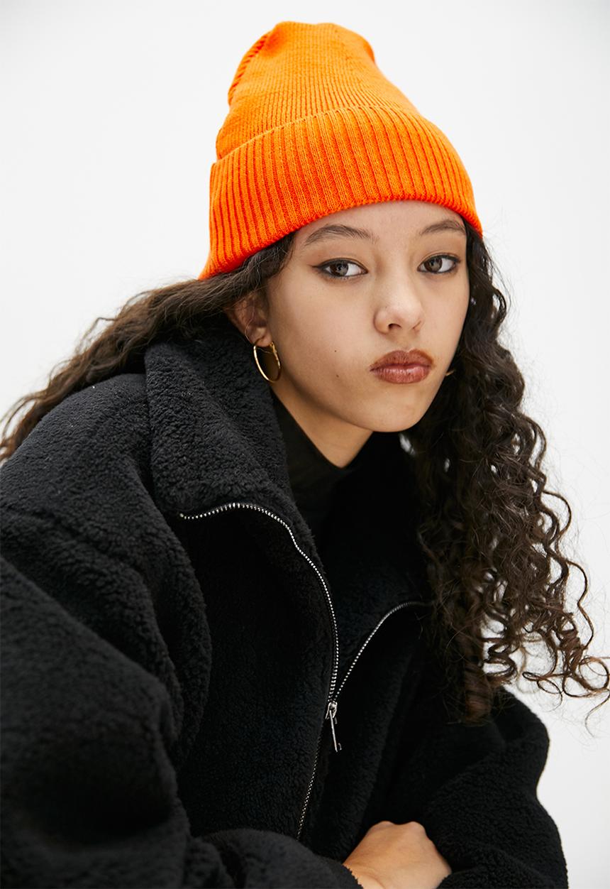 Superbalist - Fine rib knit beanie - orange