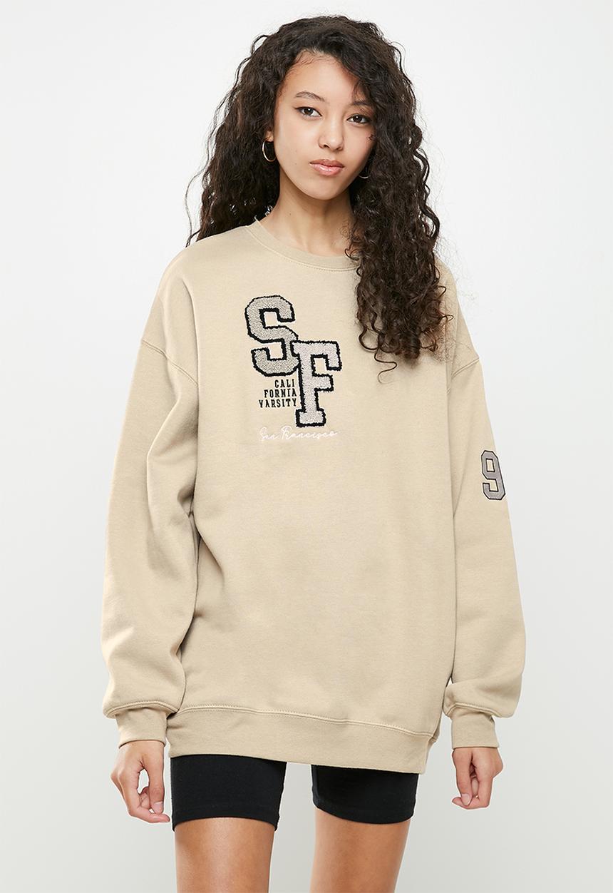 Factorie - Os graphic crew - brown mushroom/san fran