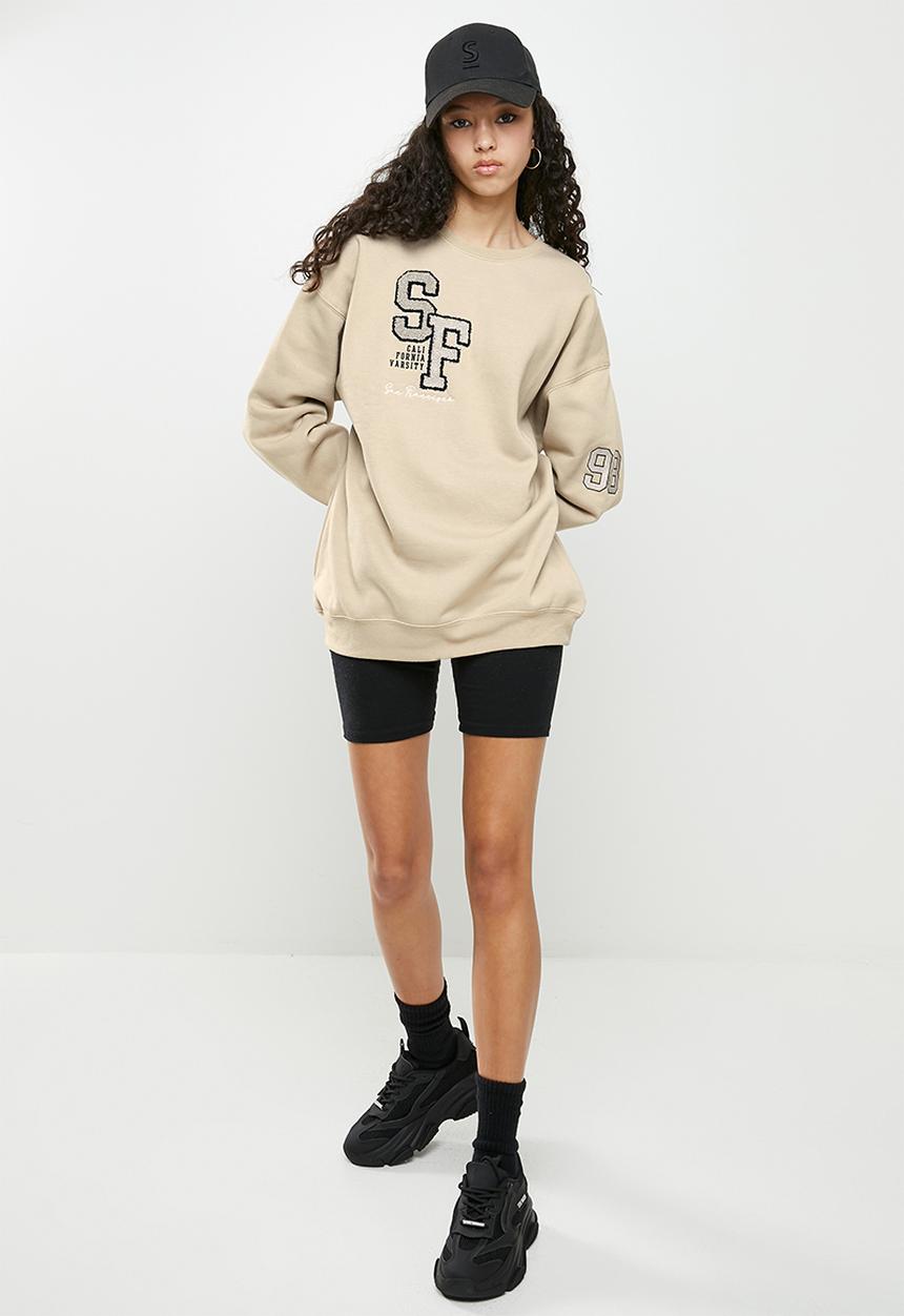 Factorie - Os graphic crew - brown mushroom/san fran