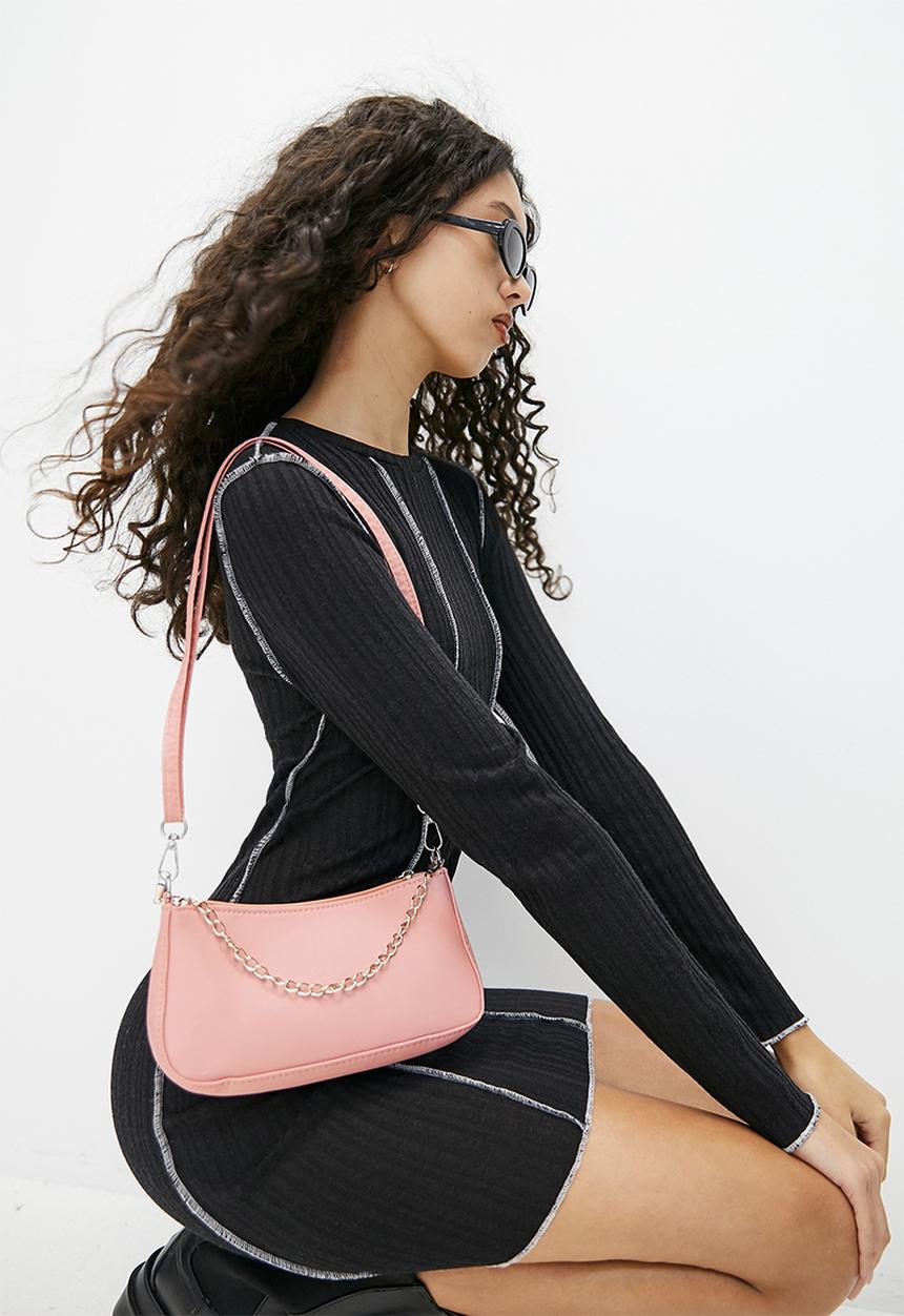Superbalist - Maggie baguette bag - pink