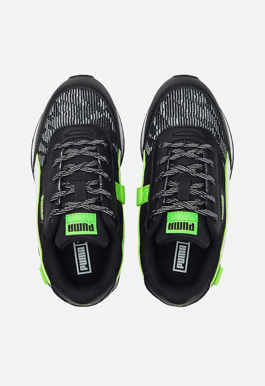 PUMA - Future rider visual effects ps - puma black-green glare