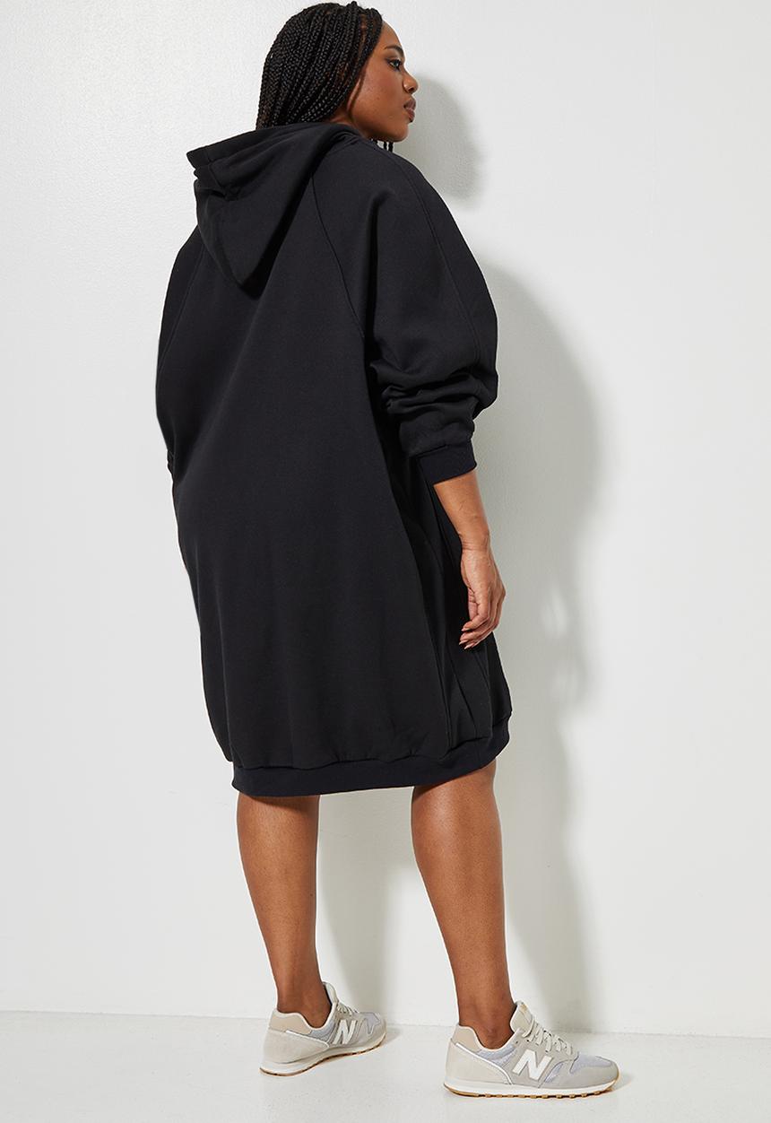 Superbalist - Raglan sweat dress - black