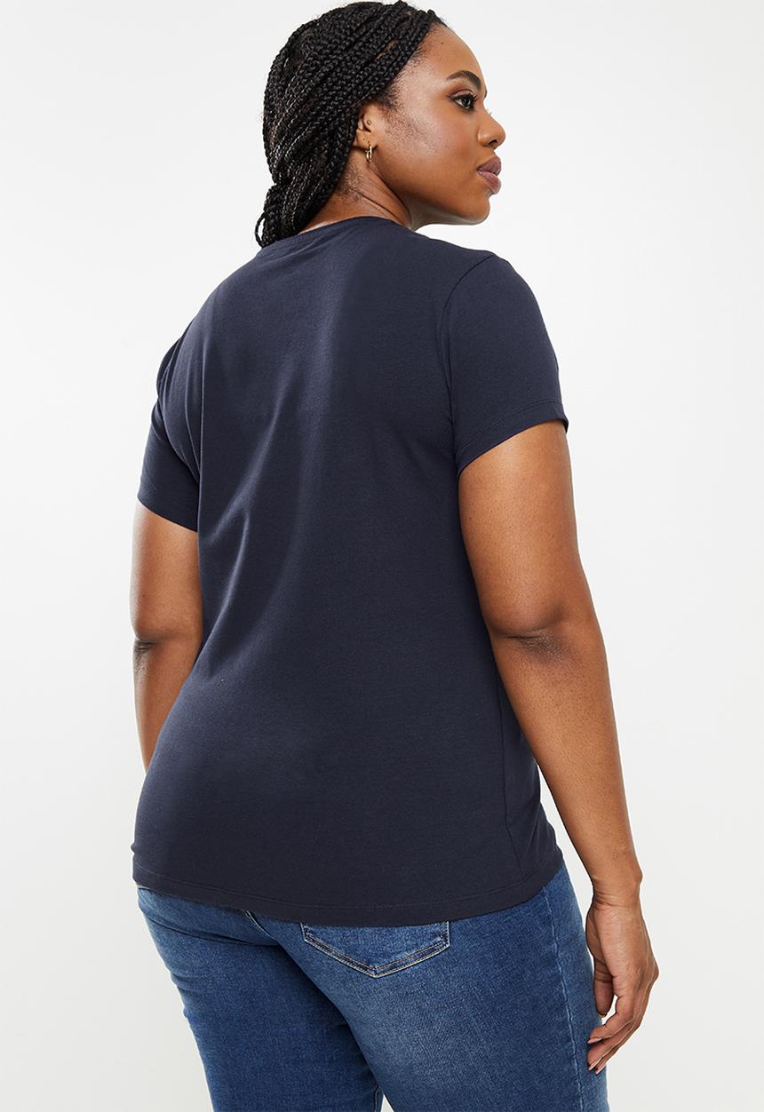 POLO - Plus allie short short pony stretch t-shirt - navy