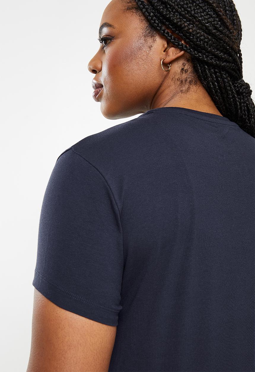 POLO - Plus allie short short pony stretch t-shirt - navy