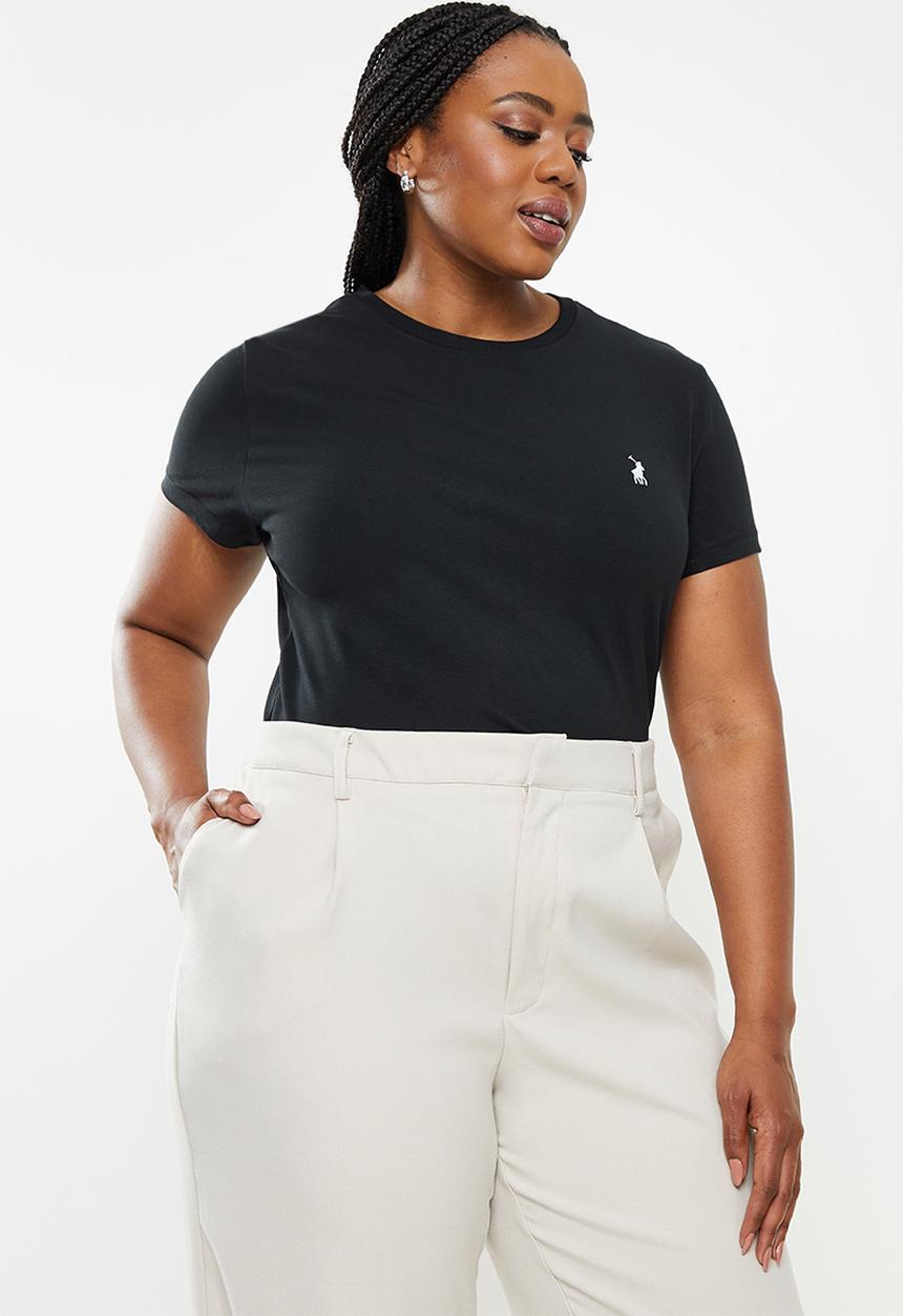 POLO - Plus wmn allie short sleeve sml pony stretch T-shirt - black