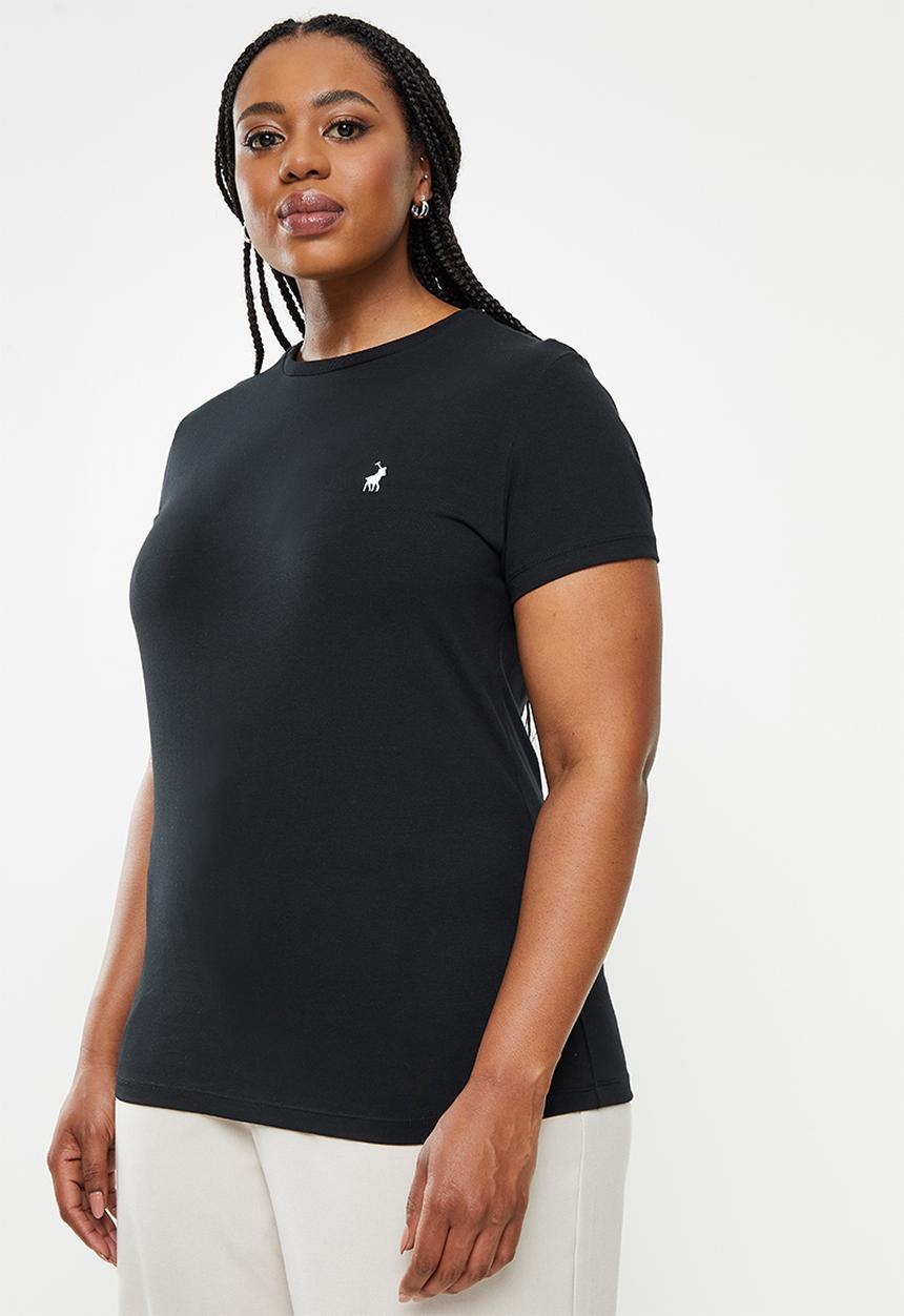 POLO - Plus wmn allie short sleeve sml pony stretch T-shirt - black