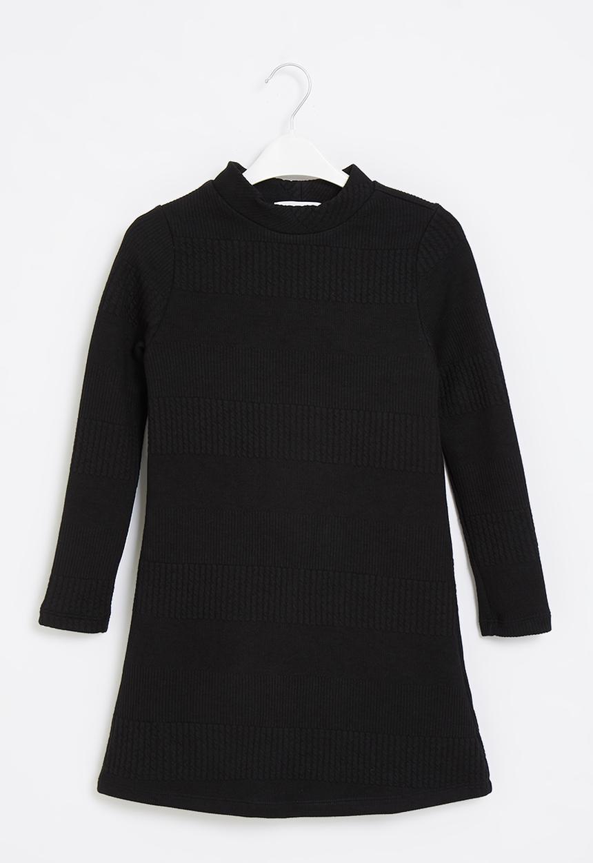 Superbalist - Rib bodycon dress - black