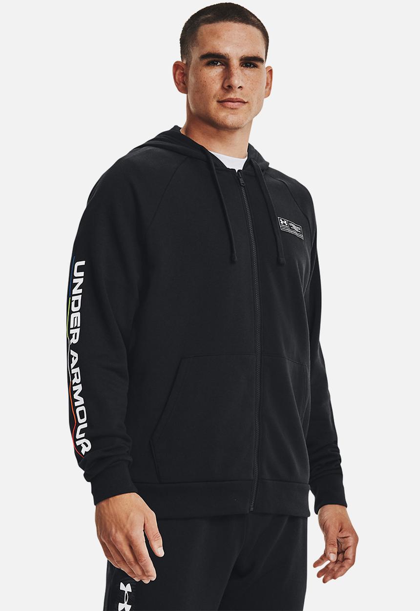 Under Armour - UA Rival Fleece Chroma Full-Zip Hoodie - Black
