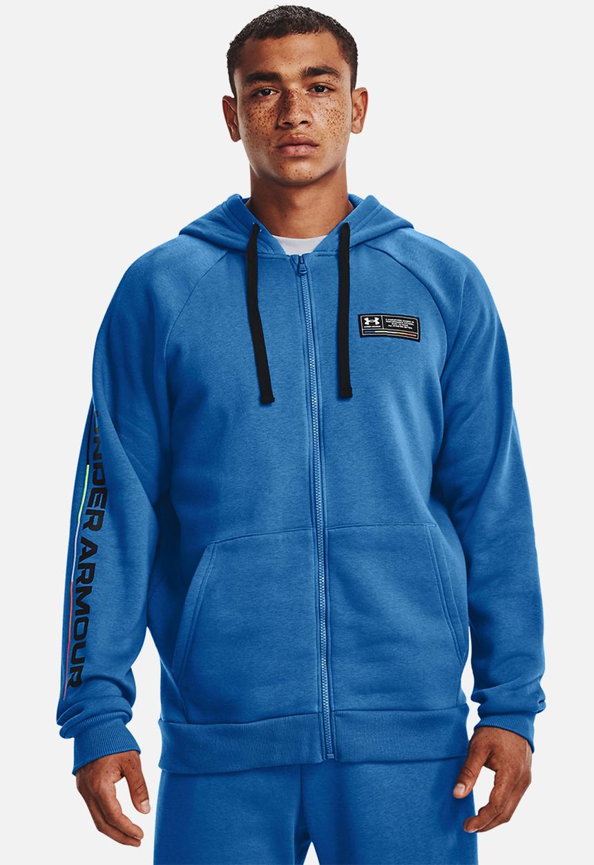 Under Armour - UA Rival Fleece Chroma Full-Zip Hoodie - Victory Blue
