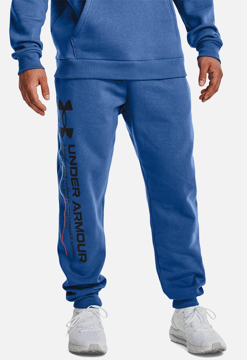 Under Armour - UA Rival Fleece Chroma Pants - Victory Blue & Black