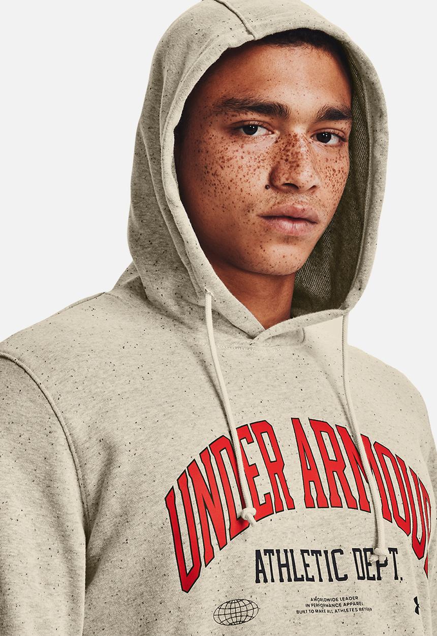 Under Armour - UA Rival Terry Athletic Dept. Hoodie - Stone