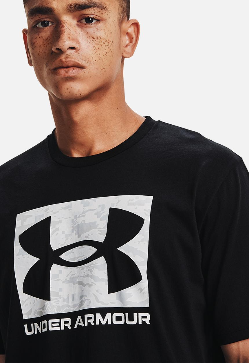 Under Armour - UA ABC Camo Boxed Logo Short Sleeve Tee - Black