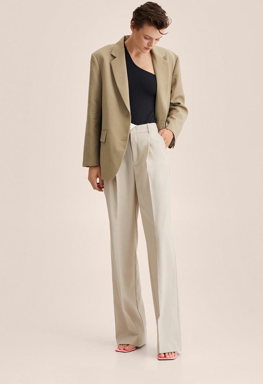MANGO - Blazer nicole - light beige