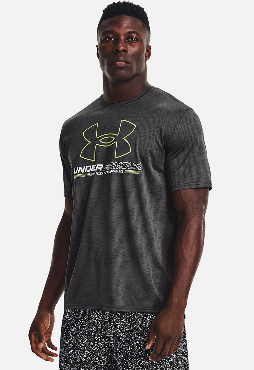 Under Armour - UA Training Vent Graphic Short Sleeve Tee - Jet Grey