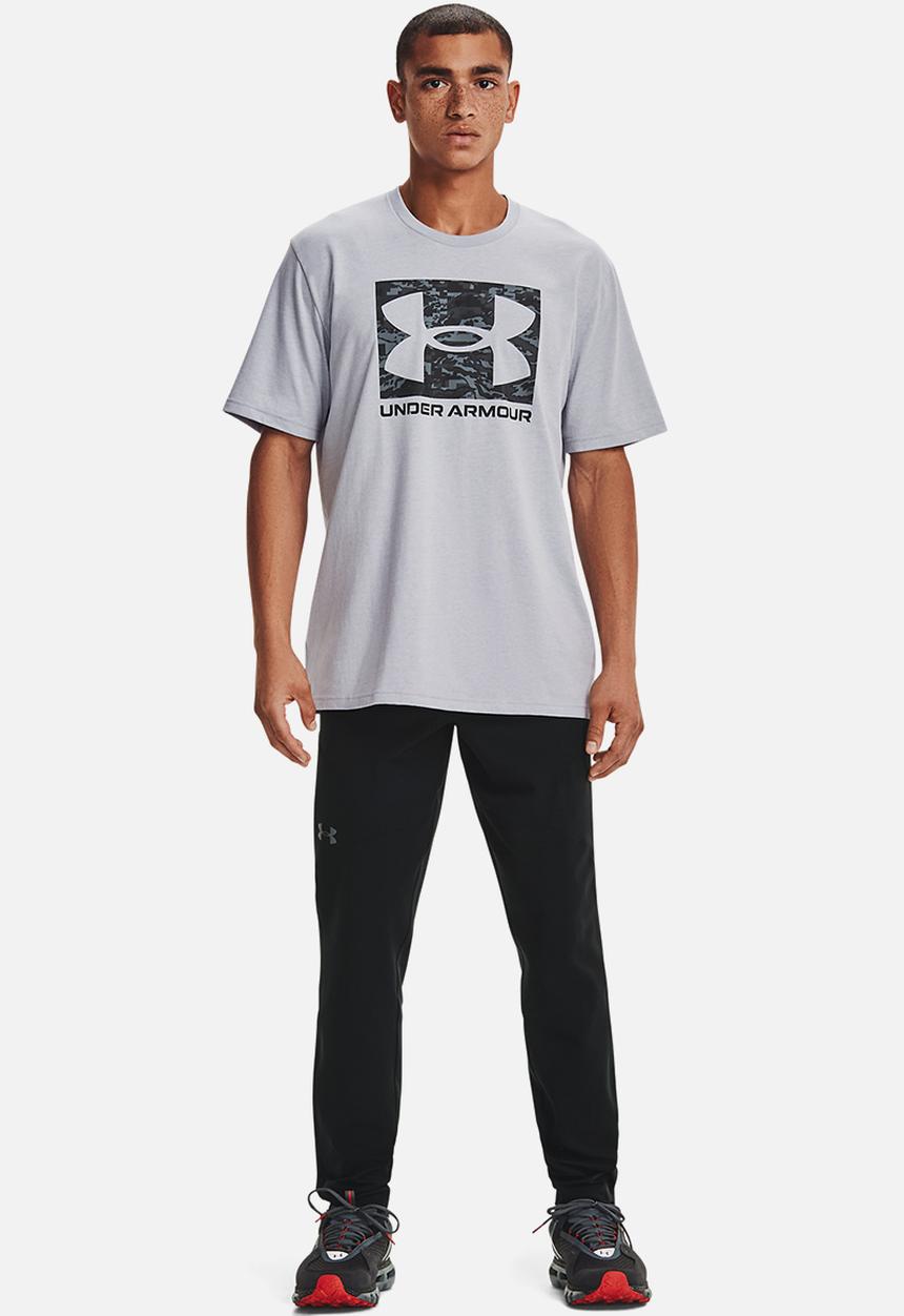 Under Armour - UA ABC Camo Boxed Logo Short Sleeve Tee -  Grey