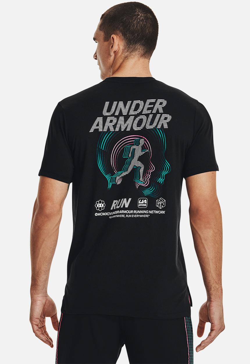 Under Armour - UA Run Anywhere Short Sleeve Tee - Black