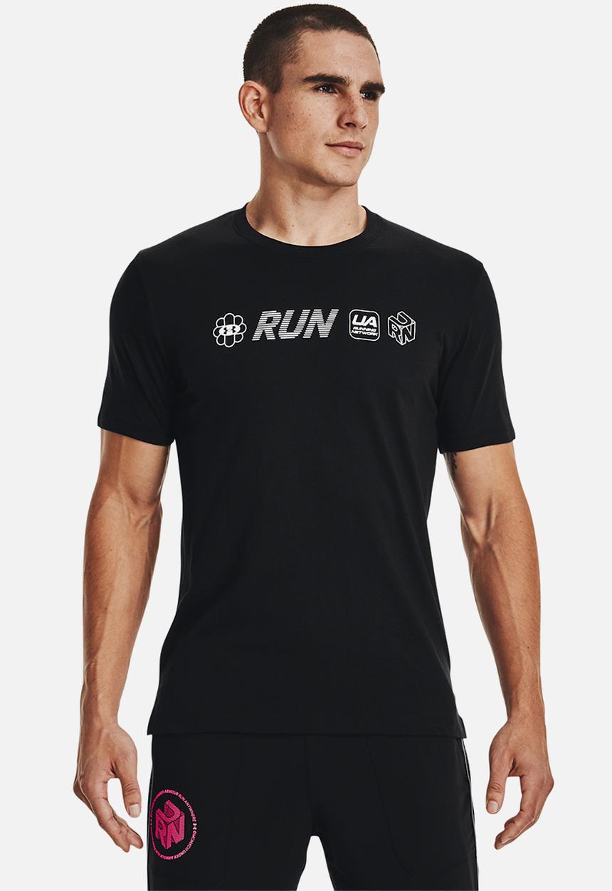Under Armour - UA Run Anywhere Short Sleeve Tee - Black