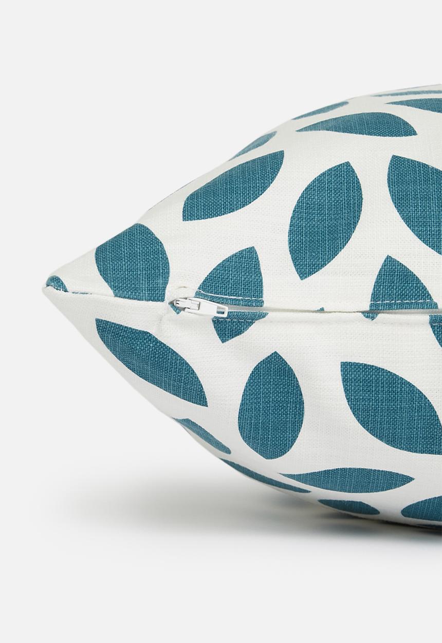 Sixth Floor - Dia cushion cover - turquoise