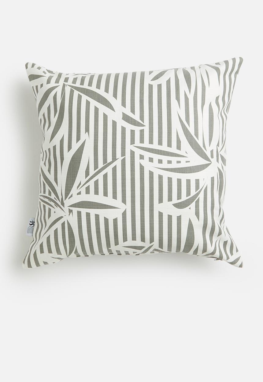Sixth Floor - Bamboo knights cushion cover - grey