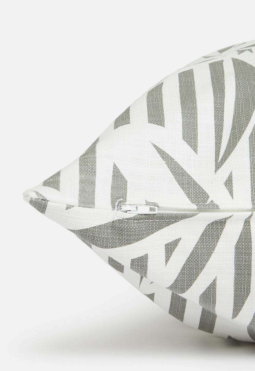 Sixth Floor - Bamboo knights cushion cover - grey