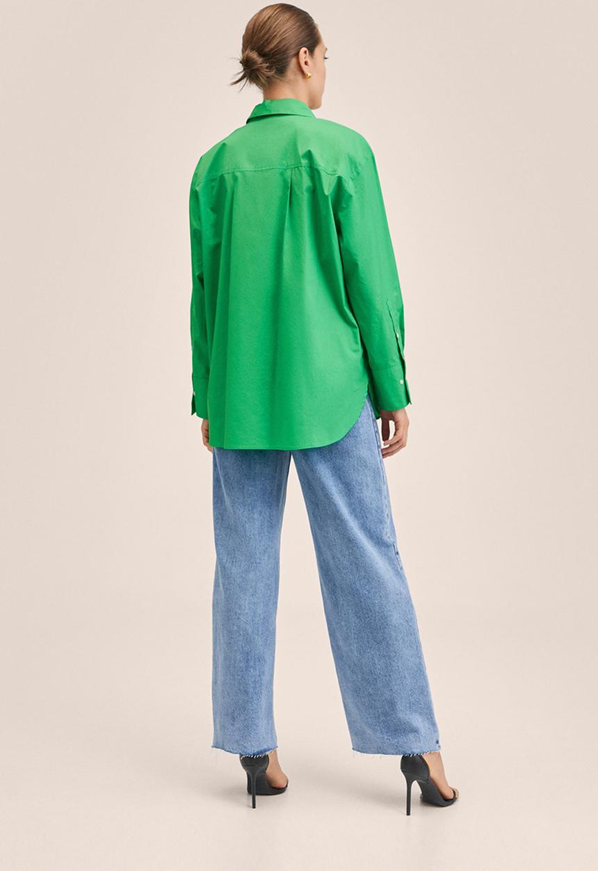 MANGO - Shirt juanes - light pastel green