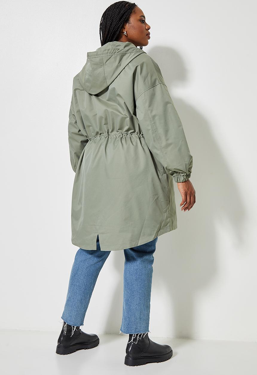 Superbalist - Water resistant parka - sage