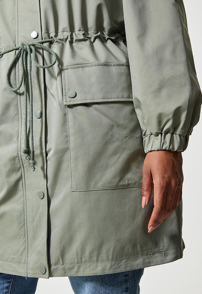 Superbalist - Water resistant parka - sage