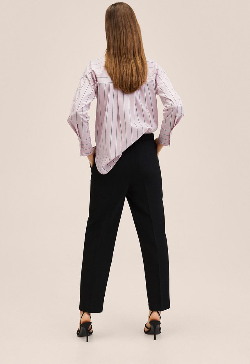 MANGO - Trousers gorito - black