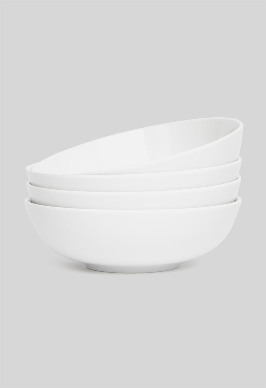 Galateo - Super white coupe 12 pce dinner set - white 