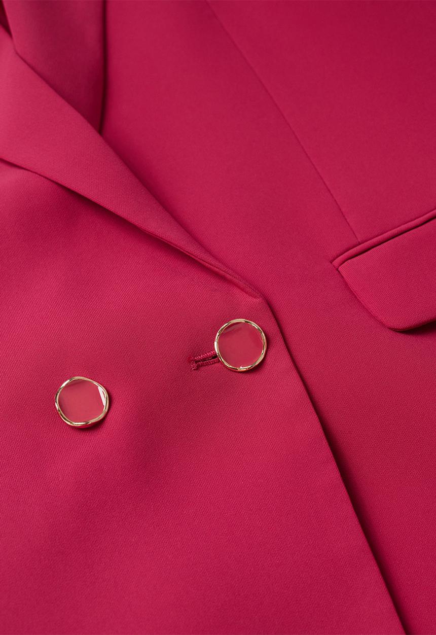 MANGO - Blazer iguana - bright pink