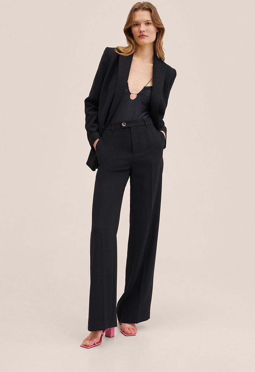 MANGO - Blazer iguana - black