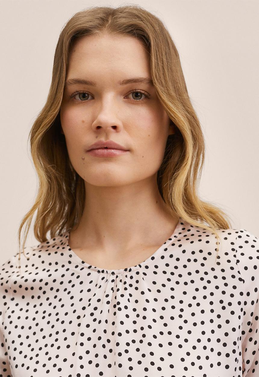MANGO - Blouse tippy - light pastel pink