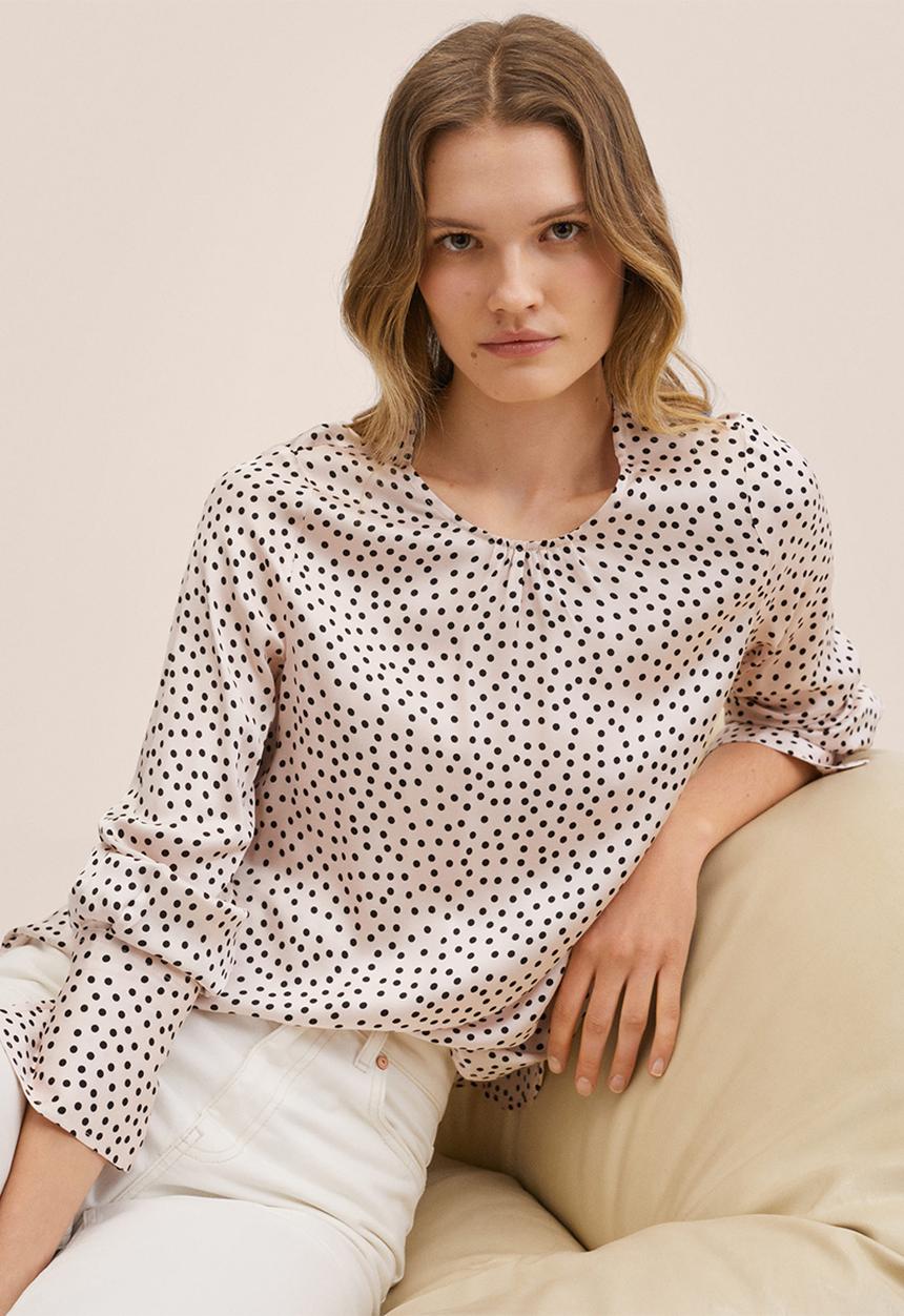 MANGO - Blouse tippy - light pastel pink