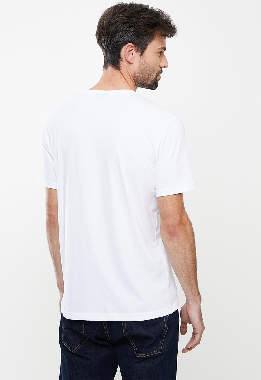POLO - Cory Crest crew neck Short sleeve Tee  - White