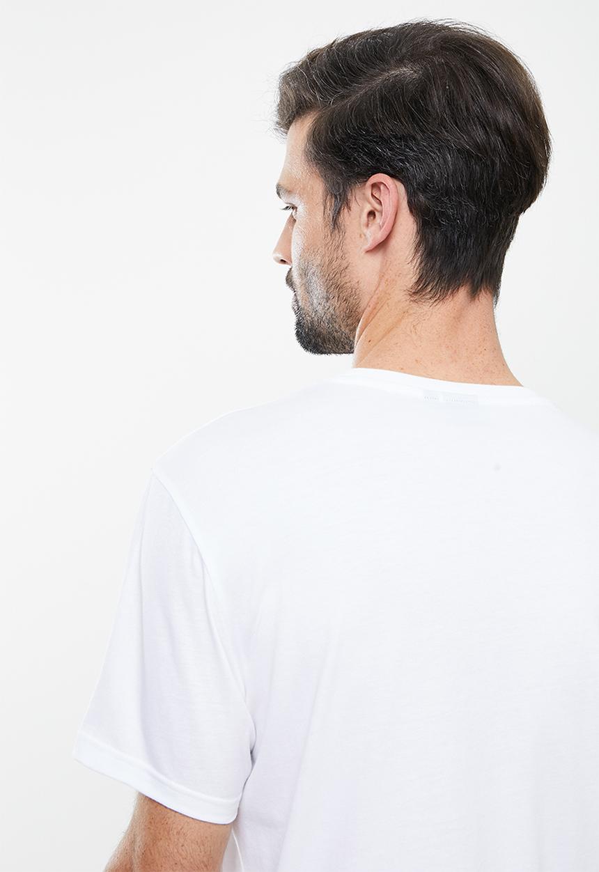POLO - Cory Crest crew neck Short sleeve Tee  - White