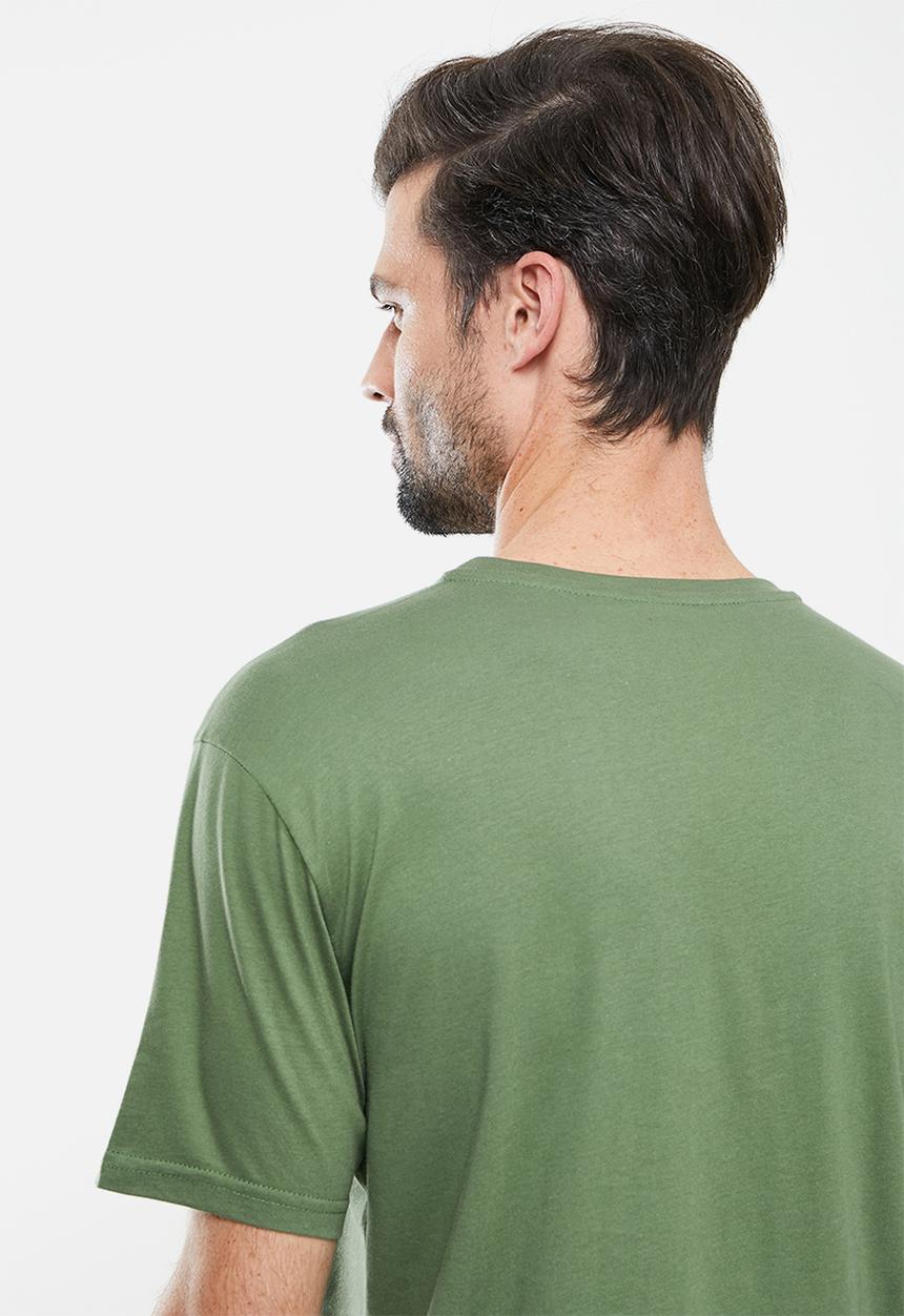 POLO - Plain CN Short Sleeve Tee - Green