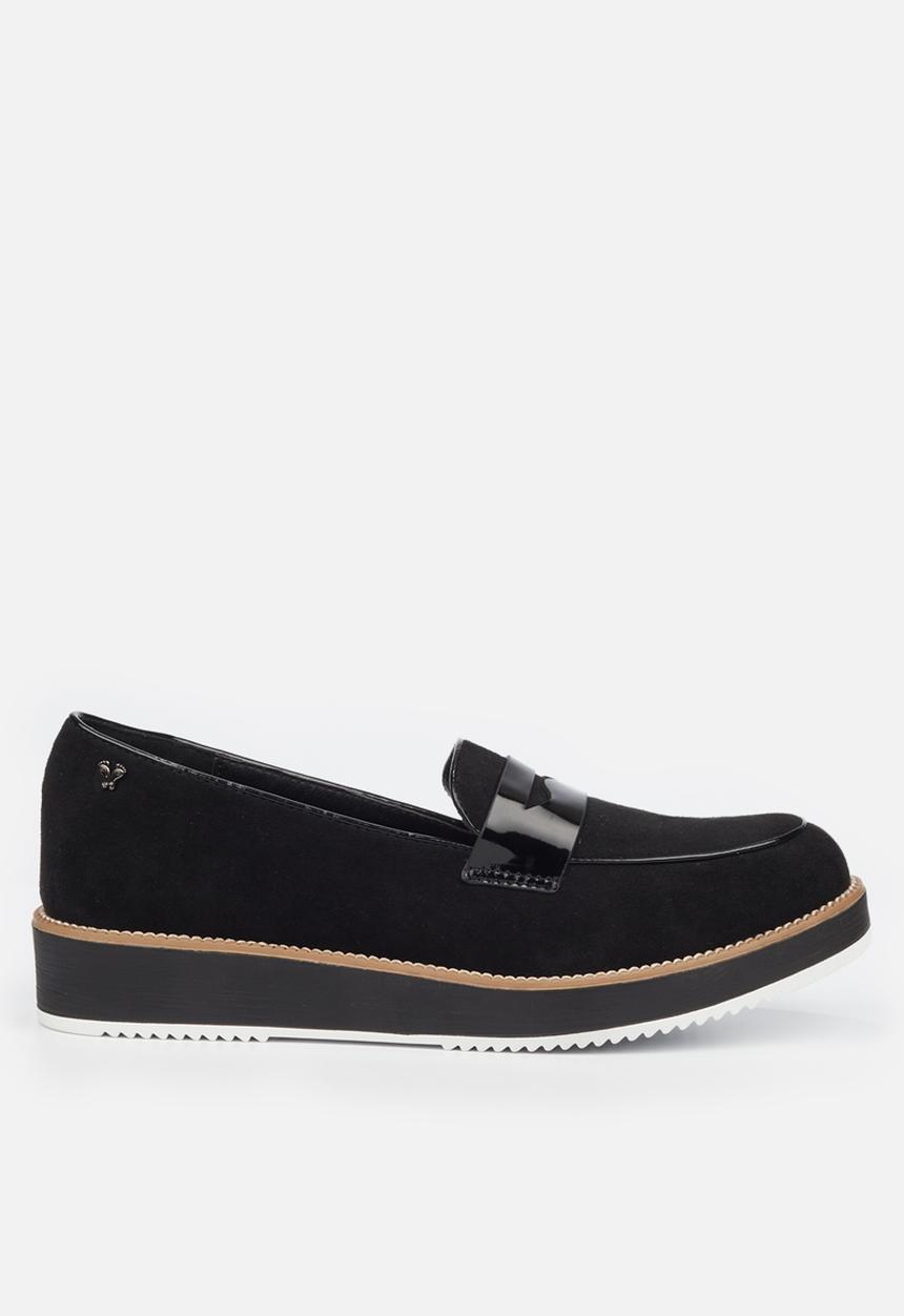 Butterfly Feet - Azalea 4 flatform loafer - black