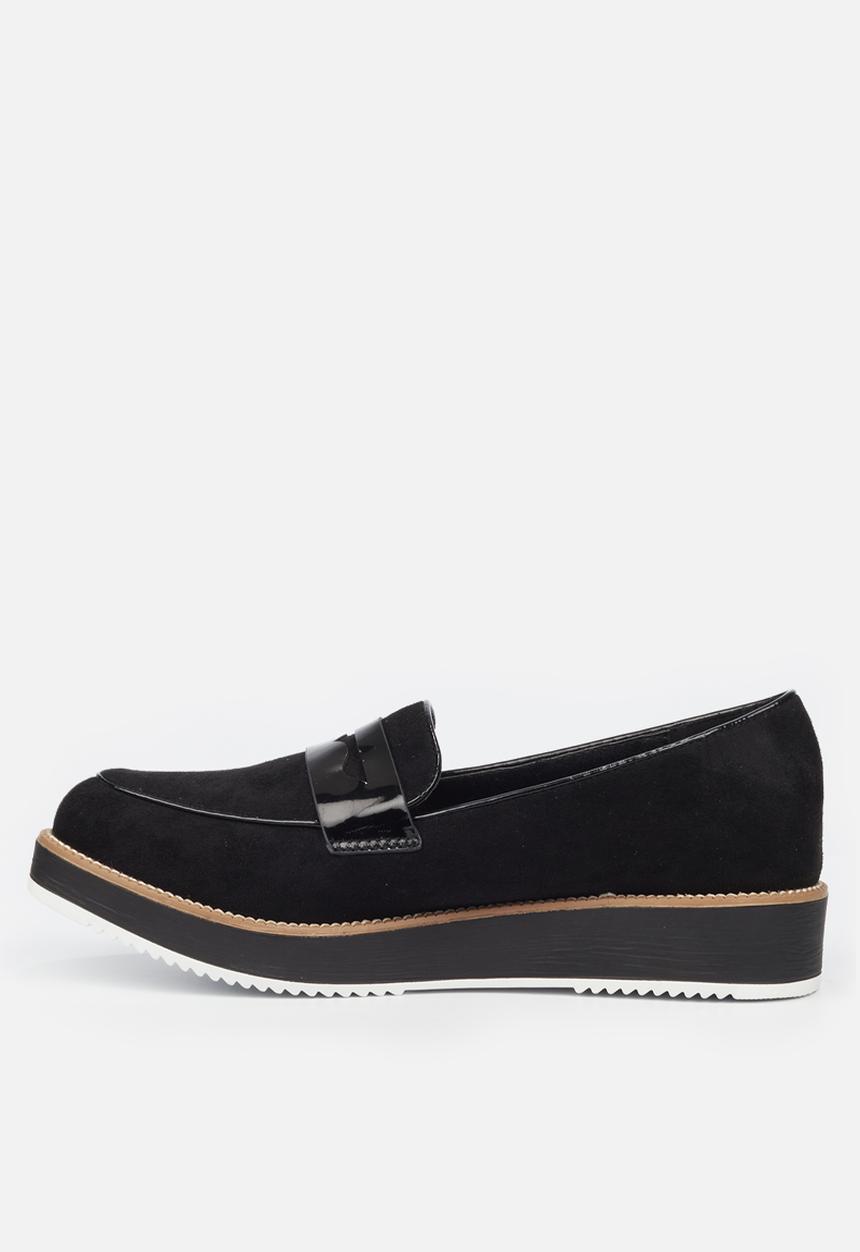 Butterfly Feet - Azalea 4 flatform loafer - black