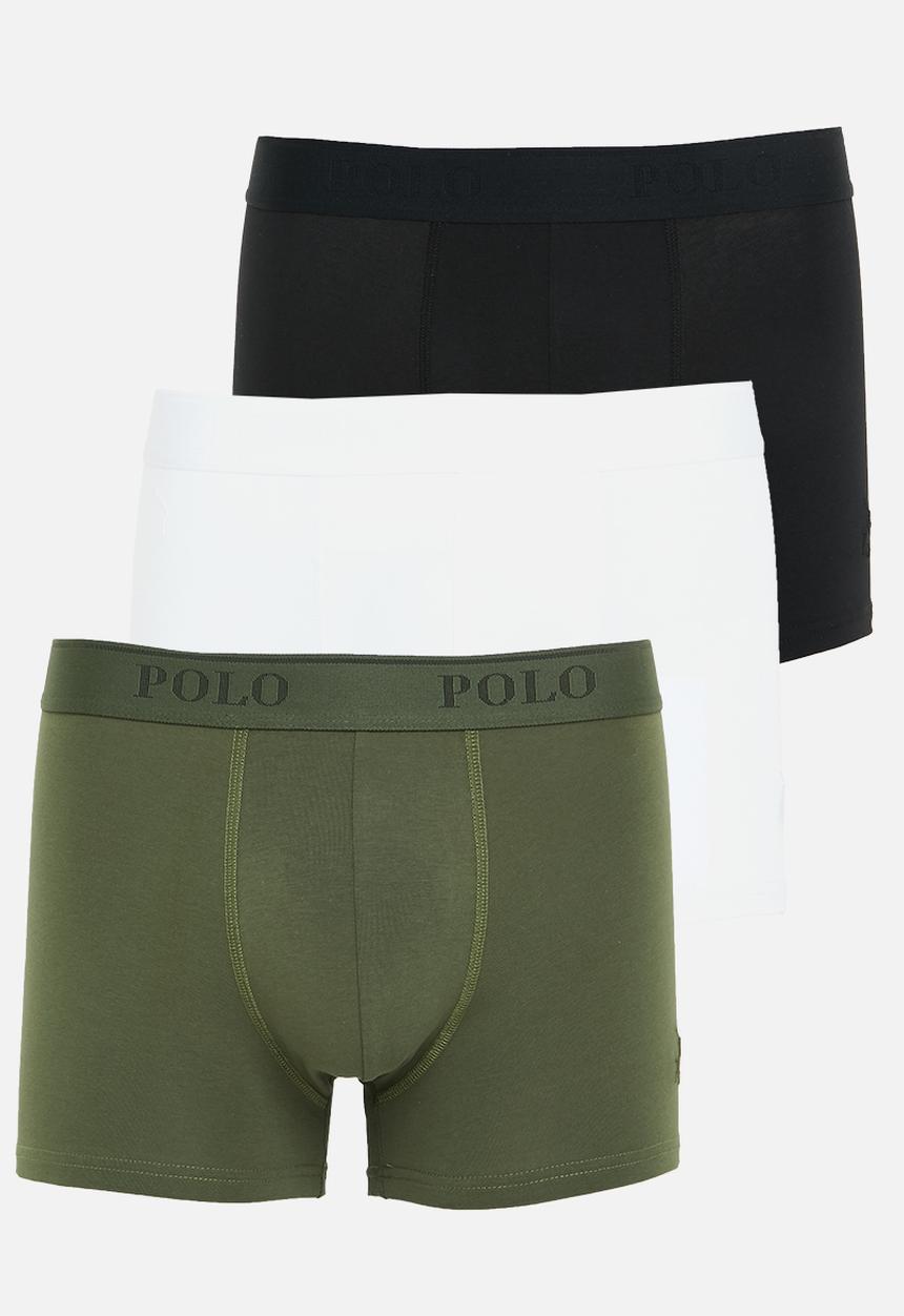 POLO - Men multi fashion knit boxer 3 pack - multi 