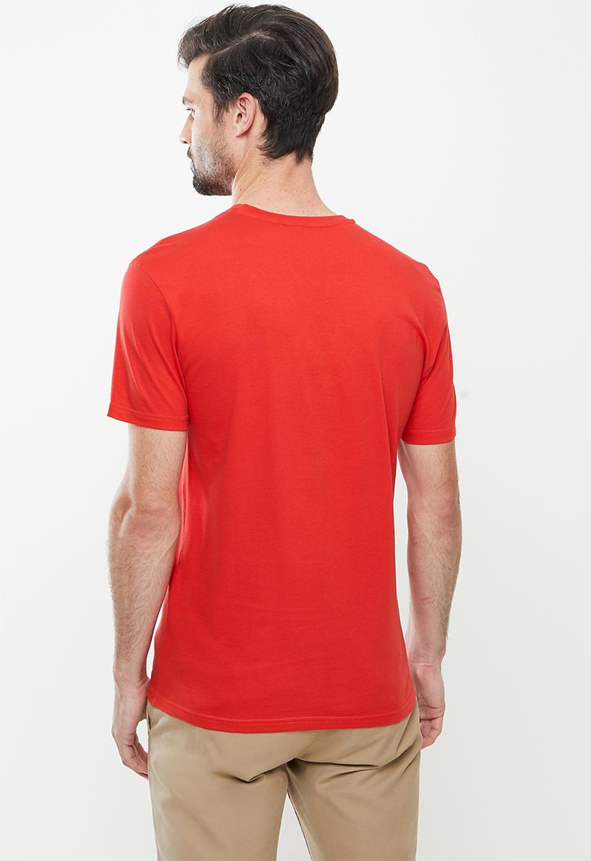 POLO - Men logo short sleeve tee - red