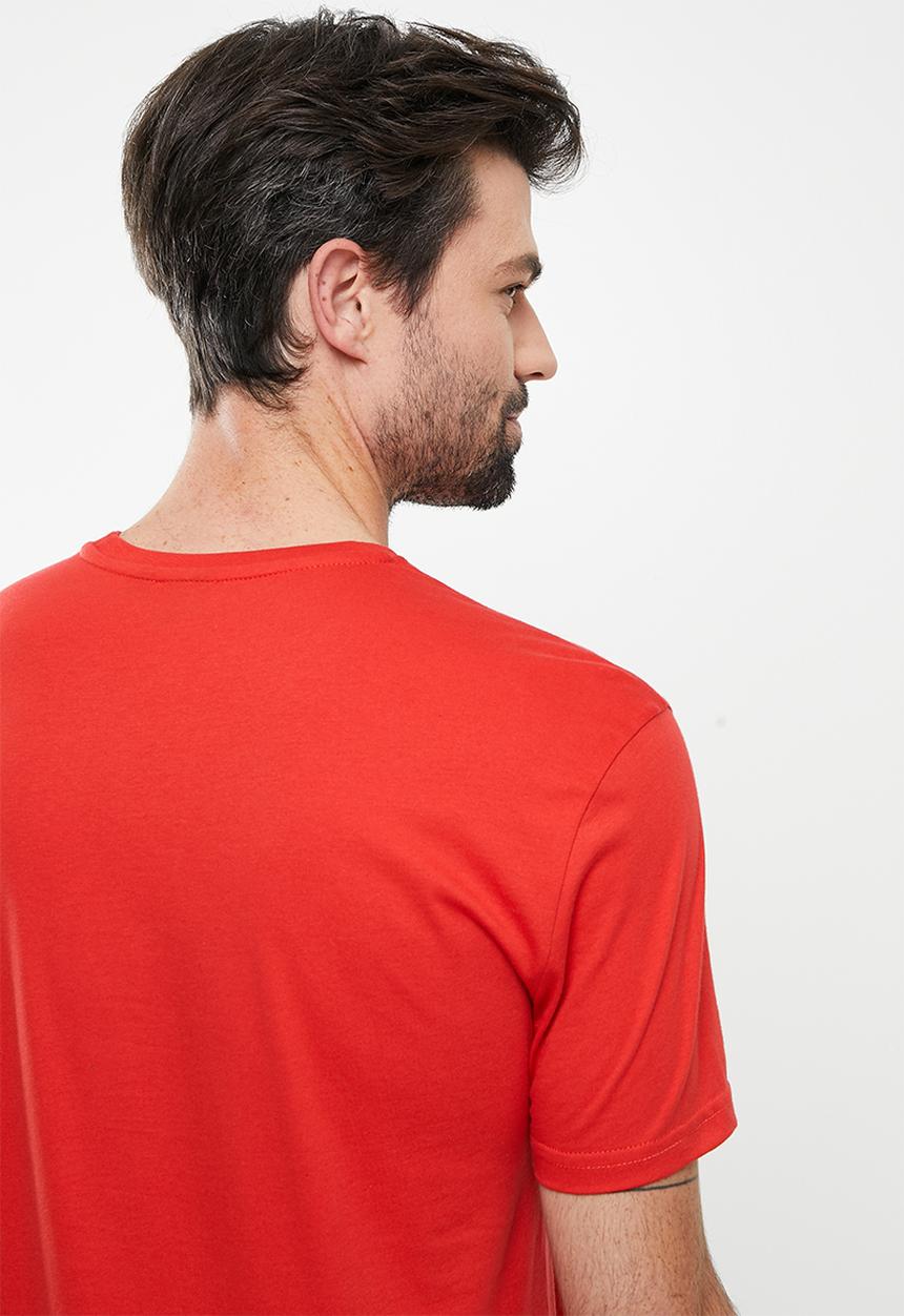 POLO - Men logo short sleeve tee - red