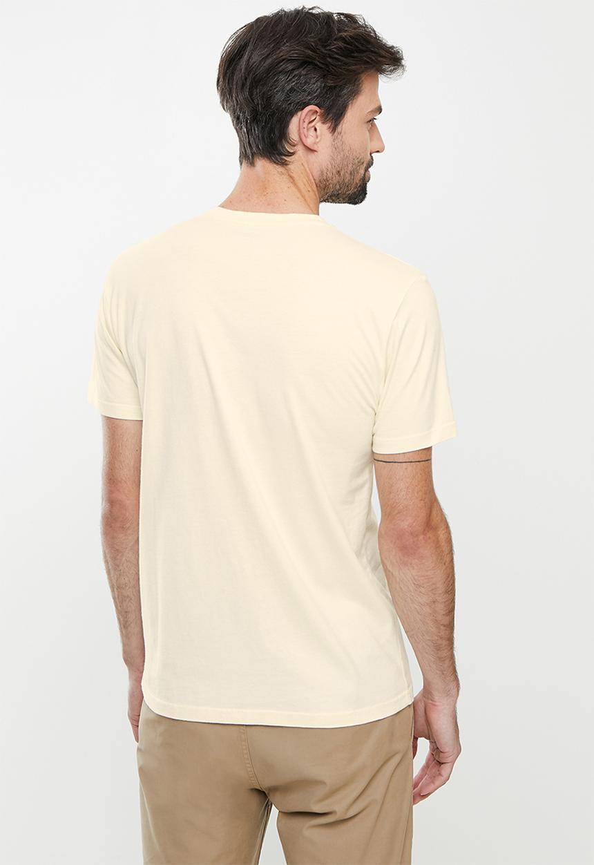 POLO - PJC Embossed short sleeve Tee - Stone