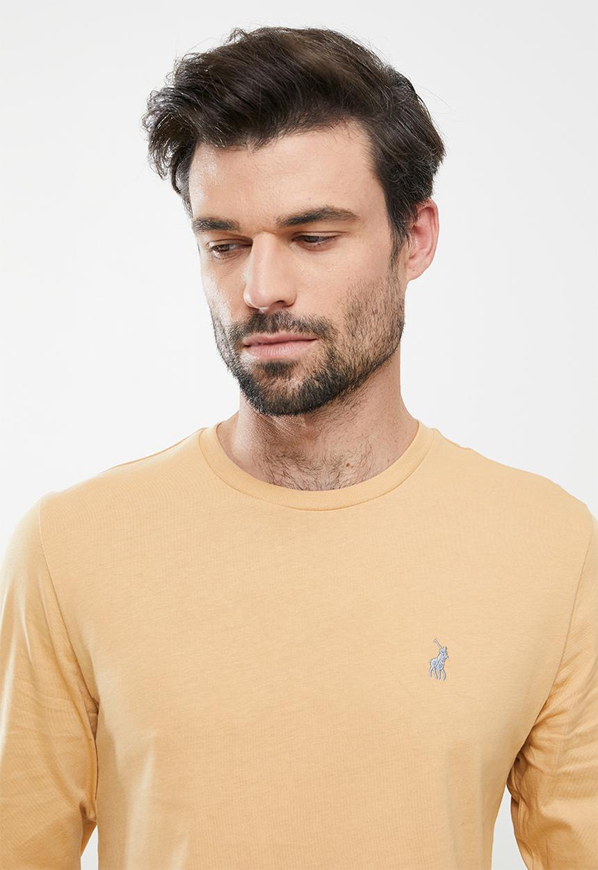 POLO - Plain long sleeve  Tee - Camel
