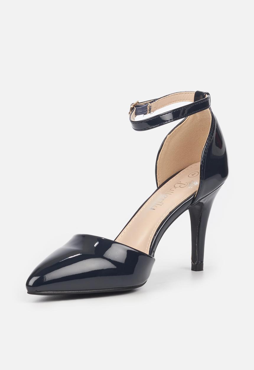 Butterfly Feet - Lexi 1 ankle strap heel - navy